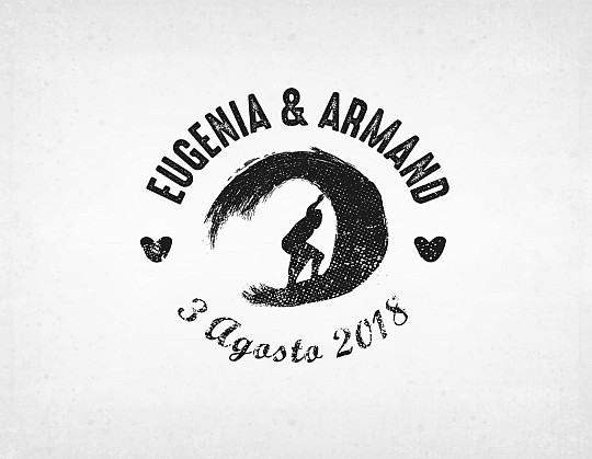 sello boda playero eugenia y armand - Weddingstudio sello-boda-playero-eugenia-y-armand
