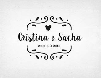 Sello boda "PEQUE&Ntilde;OS DETAILS"