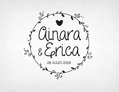 Sello boda "DETALLES TENDER"
