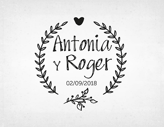 sello boda vintage antonia y roger - Weddingstudio sello-boda-vintage-antonia-y-roger