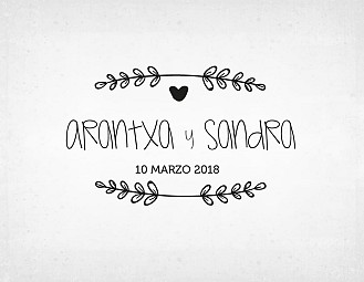 Sello boda "CRAZY LAVANDA"
