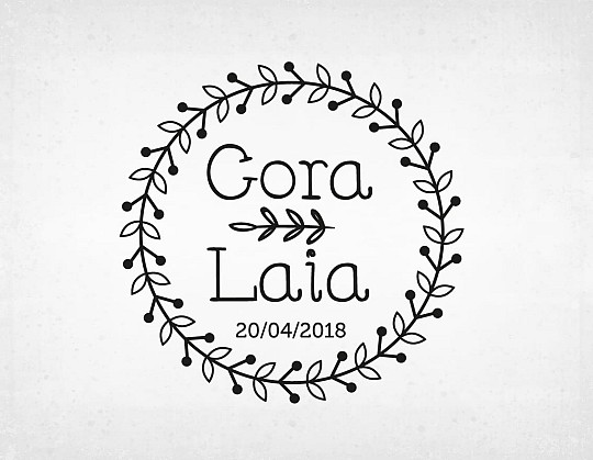 sello boda vintage cora y laia - Weddingstudio sello-boda-vintage-cora-y-laia