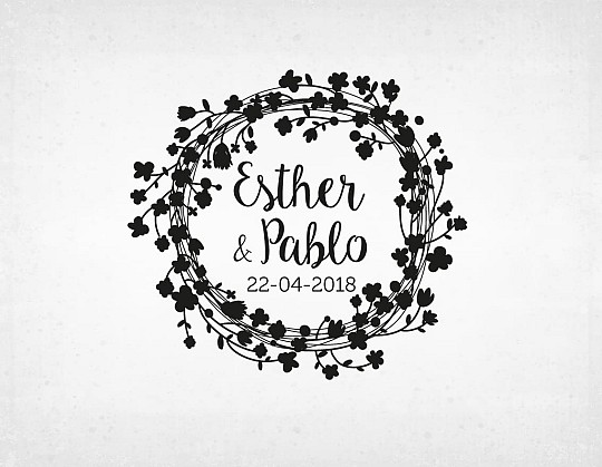 sello boda vintage esther y pablo - Weddingstudio sello-boda-vintage-esther-y-pablo