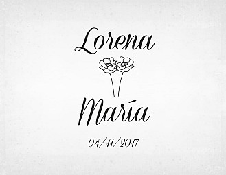 Sello boda "FLOWERS MÁGICAS"