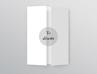 Invitación boda tríptico ventana 19x14cm o A5